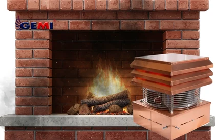 ¿Sale humo de la chimenea cuando hace viento?