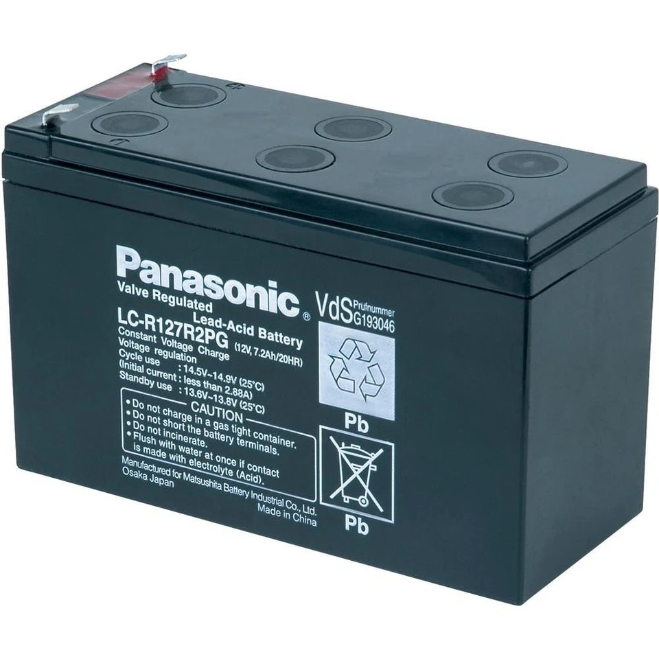 Batería de plomo 12 V 7,2 ampere para pastores eléctricos