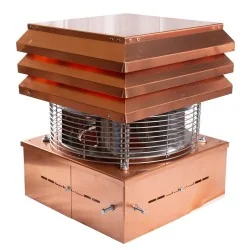 Profesional cobre cuadrado Extractor de humo 