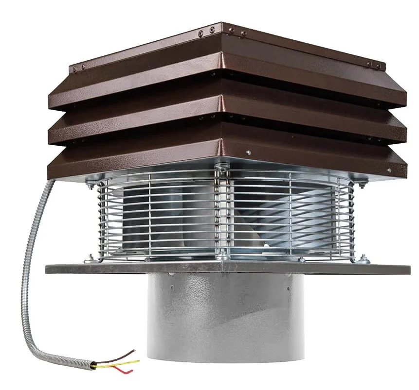 Modelo Básico redonda para chimenea Extractor de humo 