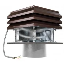 Modelo Básico redonda para chimenea Extractor de humo 