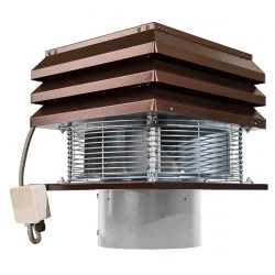 Pro redondo para chimenea Extractor de humo 