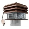 Pro redondo para chimenea Extractor de humo 