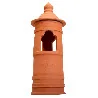 Campana de humo artística operada a mano en arcilla refractaria 100% Made in Italy Gemi Elettronica