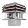 Acero redondo para chimenea Extractor de humo 