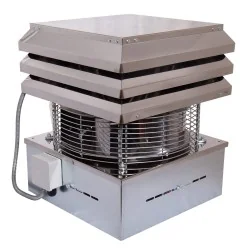 Acero cuadrado Extractor de humo 