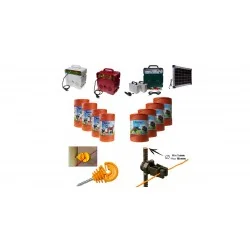 Kit Completo para pastores eléctricos con Electrificador Alambre y Aisladores
