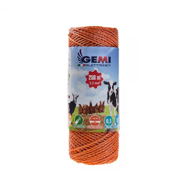 Alambre 250 m 2.2 mm² para pastores eléctricos