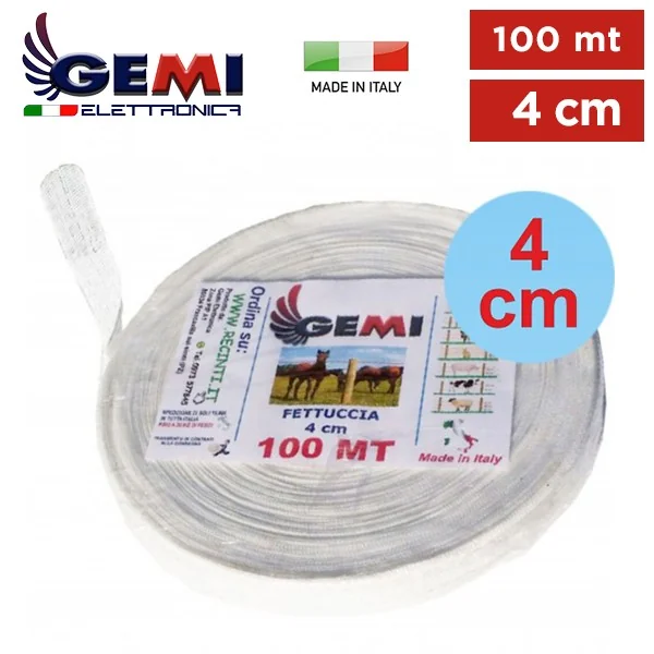 Cinta 100 m para pastores eléctricos
